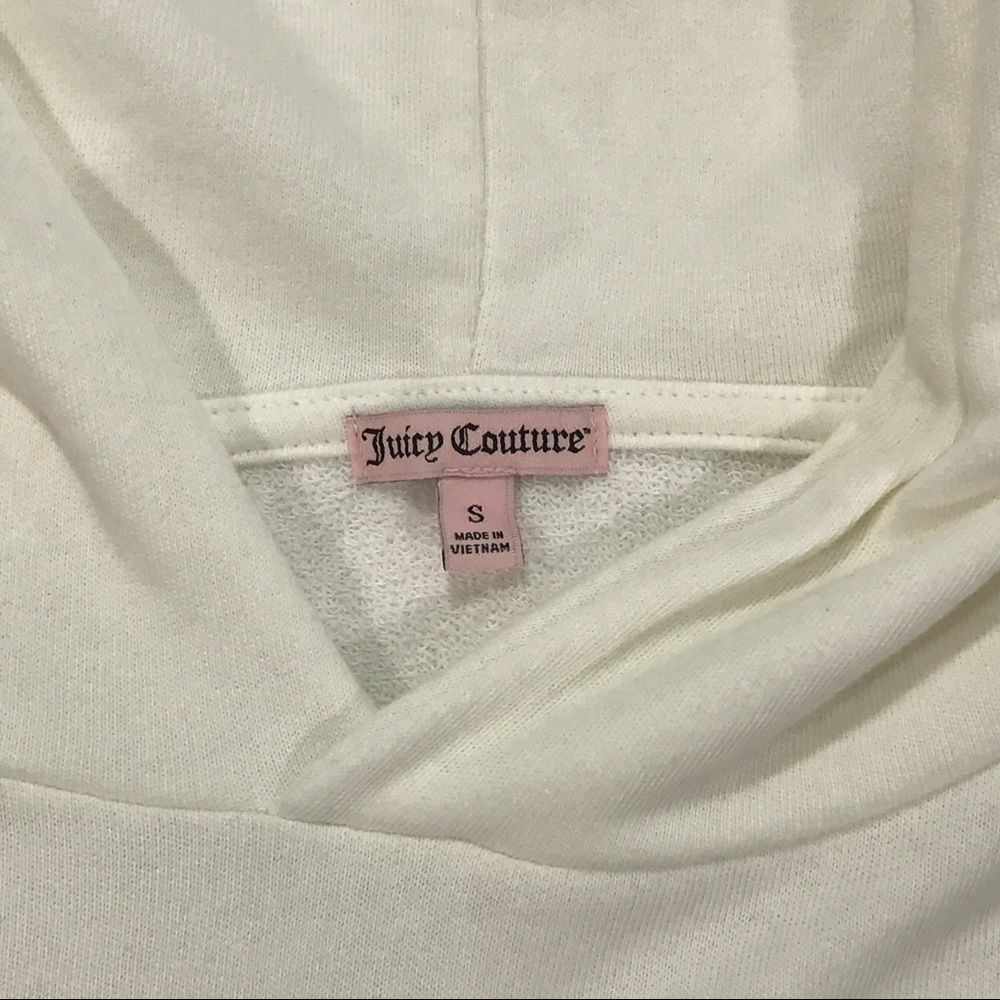Juicy Couture "You Wish" Raw Edge Pullover - Picture 4 of 5