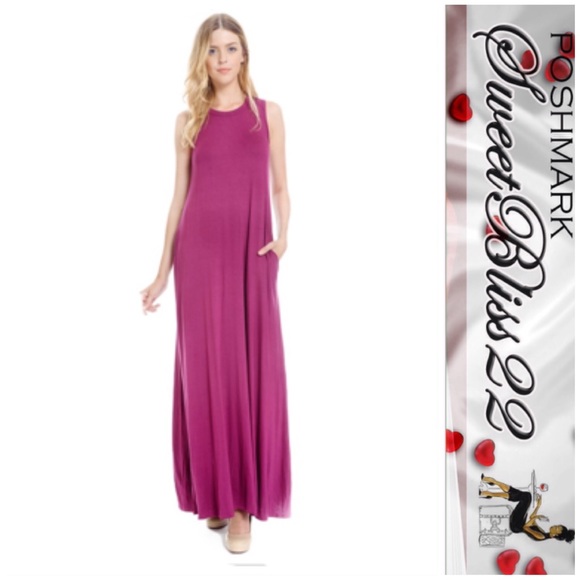 🌸Magenta Maxi Dress🌸 - Picture 2 of 3