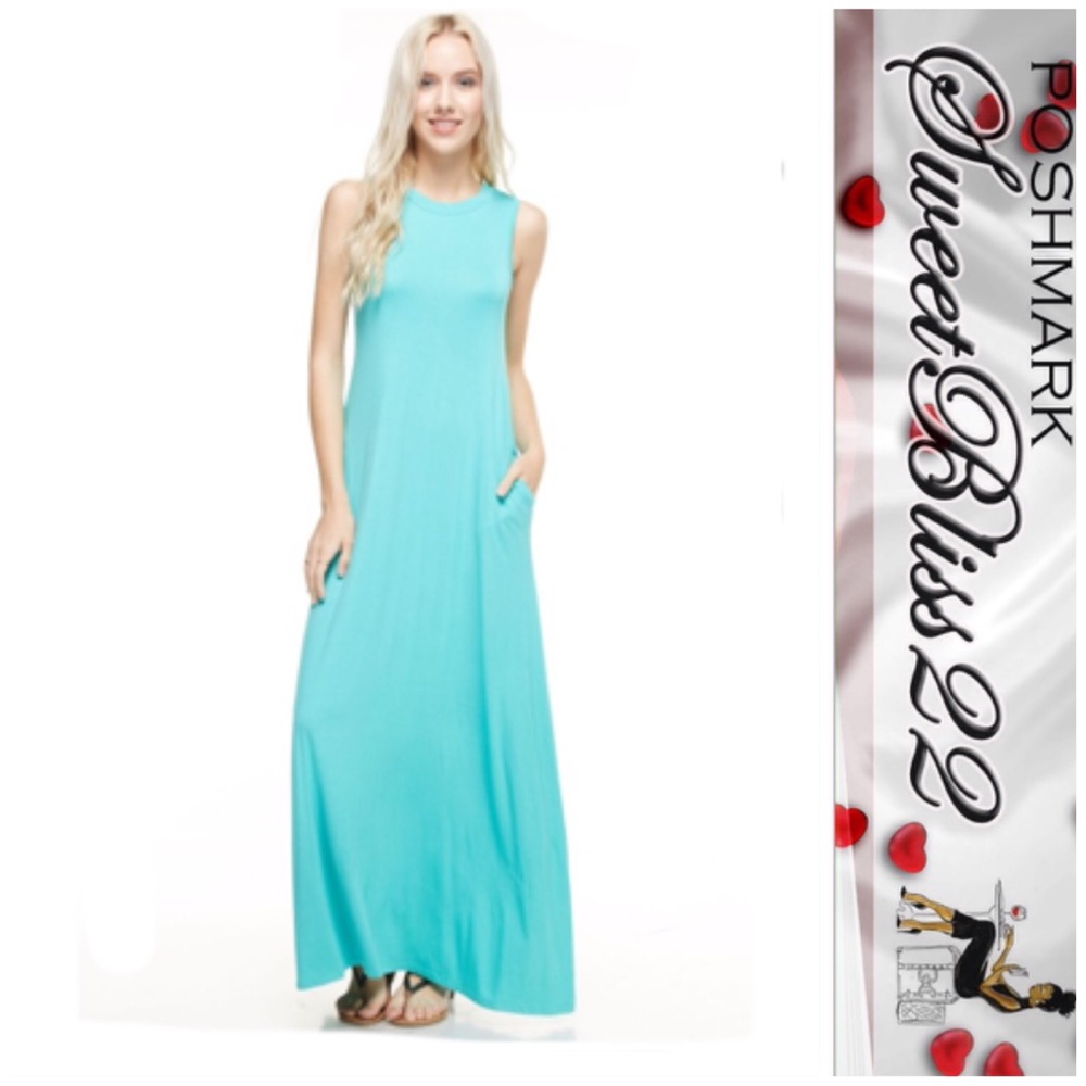 💋Atlantis Blue Maxi Dress💋 - Picture 1 of 2