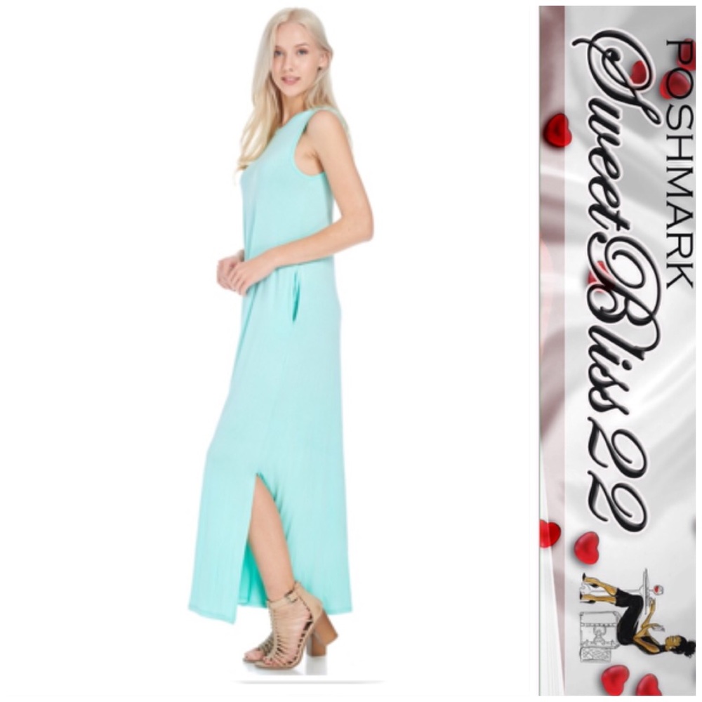 💋Atlantis Blue Maxi Dress💋 - Picture 2 of 2