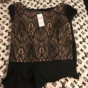 ASYM PEPLUM LONG SLV DRESS.