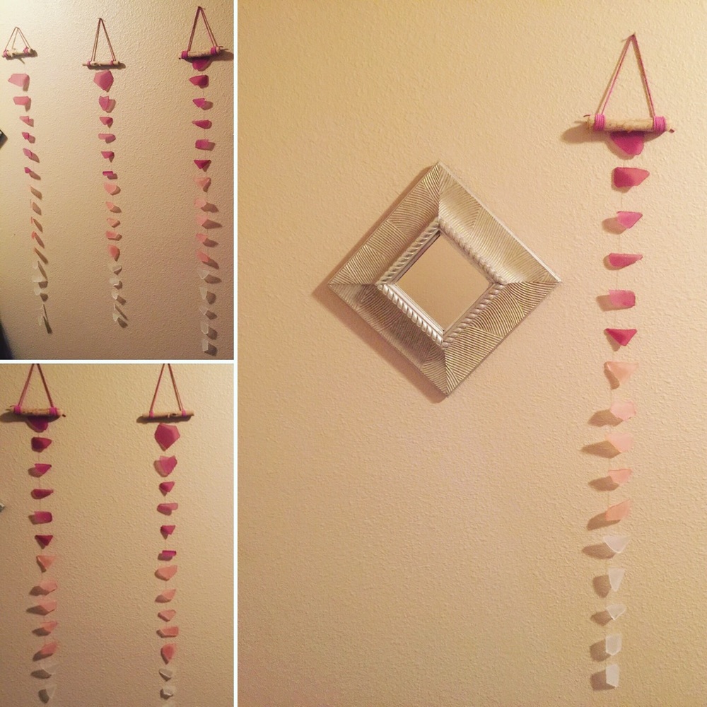 One Of A Kind Artist Sea Glass Wall Hanging