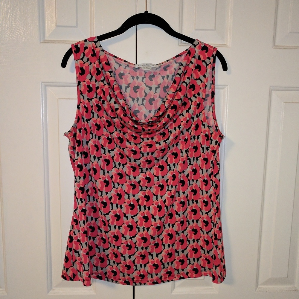 XL Liz Claiborne Sleeveless Cowl Neck