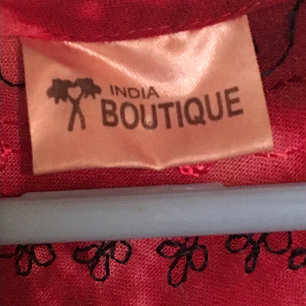 Hi Lo madras dyed Dress - Picture 2 of 5