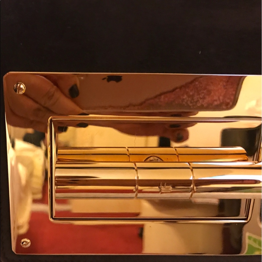 💯% Tom Ford Natalia brown suede turn lock bag - Picture 4 of 13