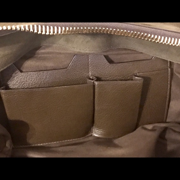 💯% Tom Ford Natalia brown suede turn lock bag - Picture 7 of 13