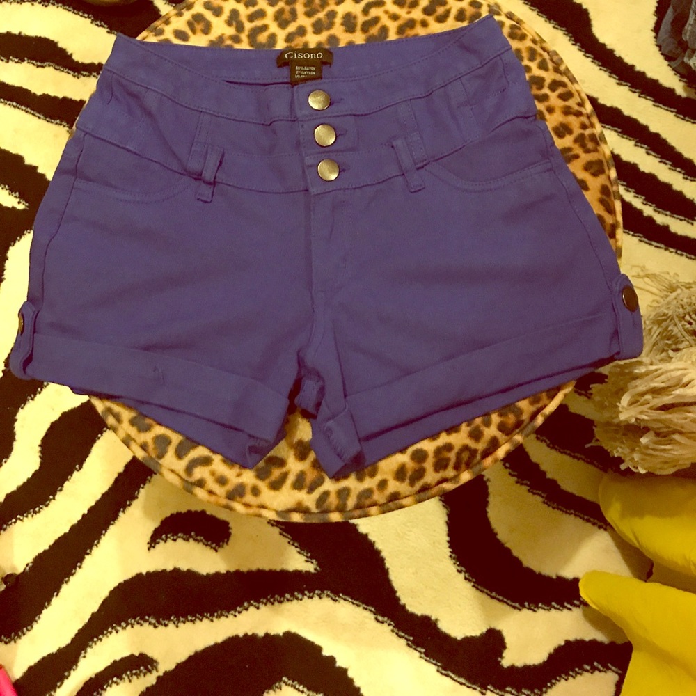💙Cisono Brand Royal Blue H/W Shorts, Size Small💙