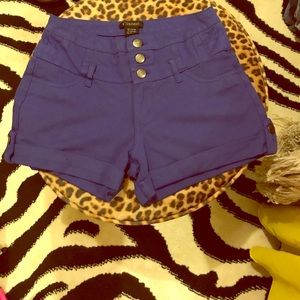 💙Cisono Brand Royal Blue H/W Shorts, Size Small💙