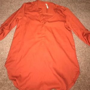 Dressy quarter sleeve top