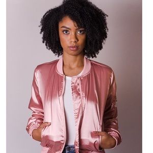 Satin Doll Bomber Jacket
