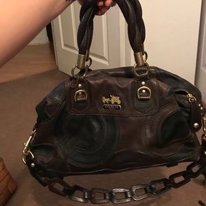vintage coach purse gold satin lining vintage coach purse gold satin lining
