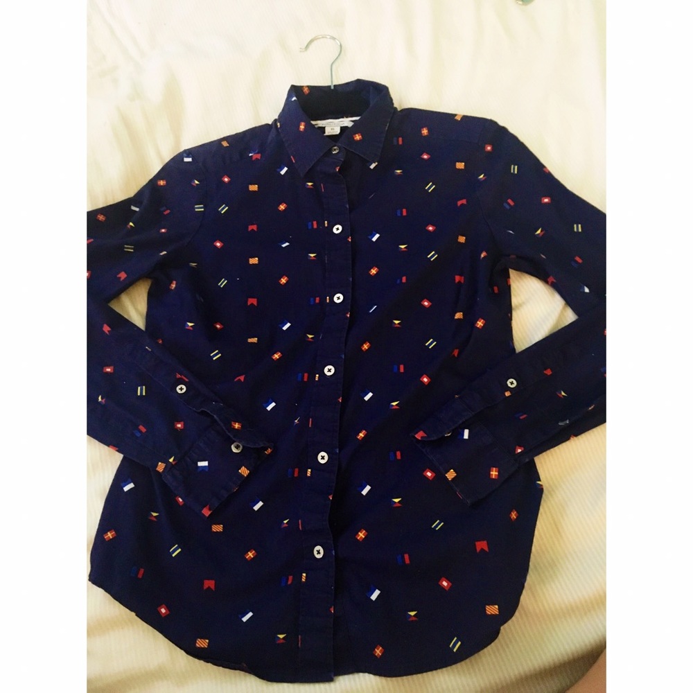 Nautica Navy Flag Oxford ⛵️