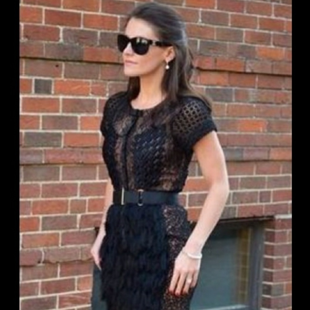 ISO Byron Lars fringed black dress *NOT FOR SALE*