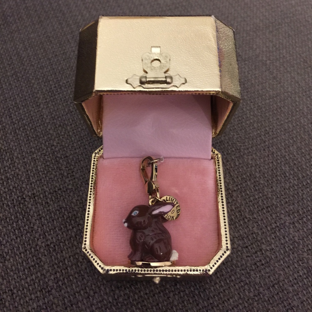 RARE Juicy Couture Chocolate Easter Bunny Charm