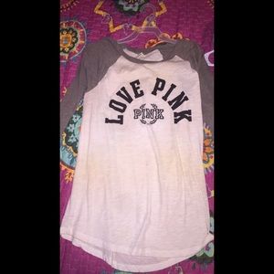 VS PINK Sz medium 3/4 sleeve