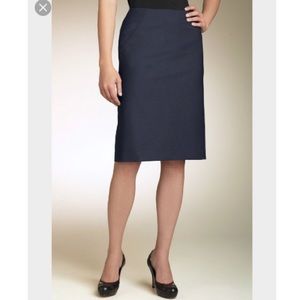 Theory Golda Tailor Skirt in heather blue