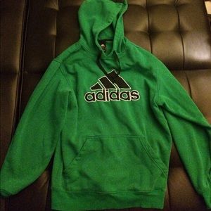 Medium Green Adidas Hoodie. Perfect condition!
