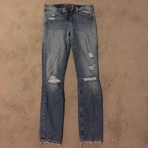Women's cropped denim