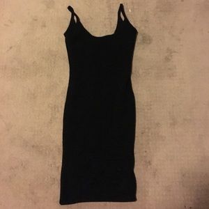 Mini spaghetti straw dress