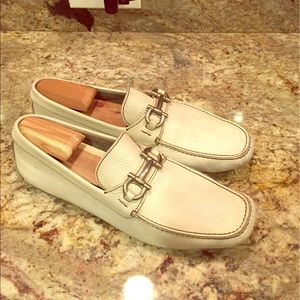 Ivory Salvatore Ferragamo loafers 9 1/2