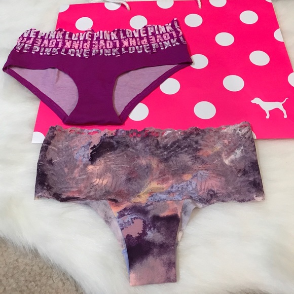 PINK Victoria's Secret Other - Only Today💜💜PINK by VS purple underwear set