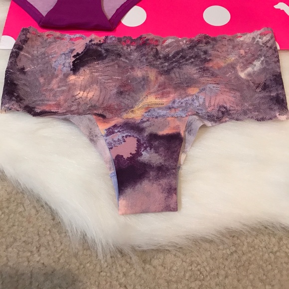 Only Today💜💜PINK by VS purple underwear set - Picture 3 of 5