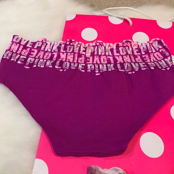 Only Today💜💜PINK by VS purple underwear set - Picture 5 of 5