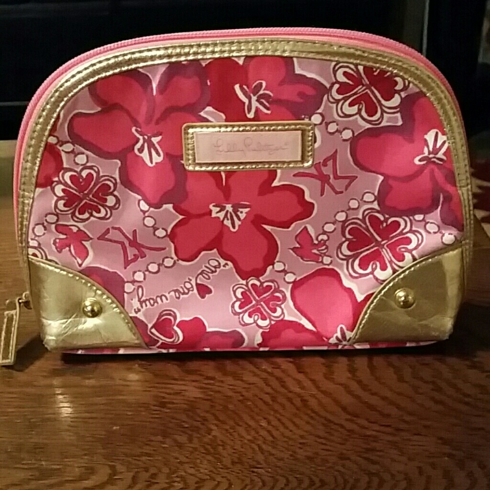 Lilly pulitzer sigma kappa makeup bag