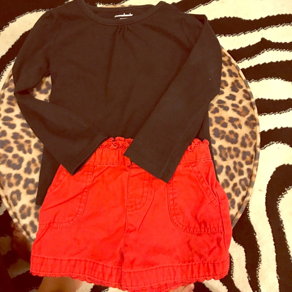 ❤️Girls 2 piece Outfit- Top-3T/Shorts-2T❤️