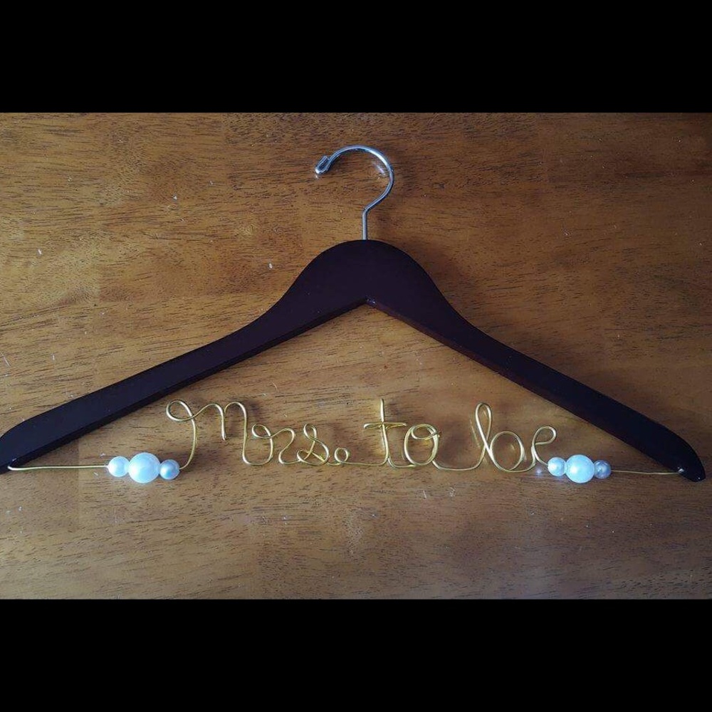 Bridal wedding hanger