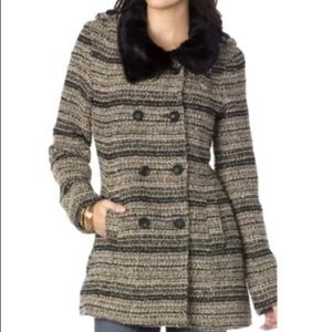 Miss Me Pea Coat NWT, size L.