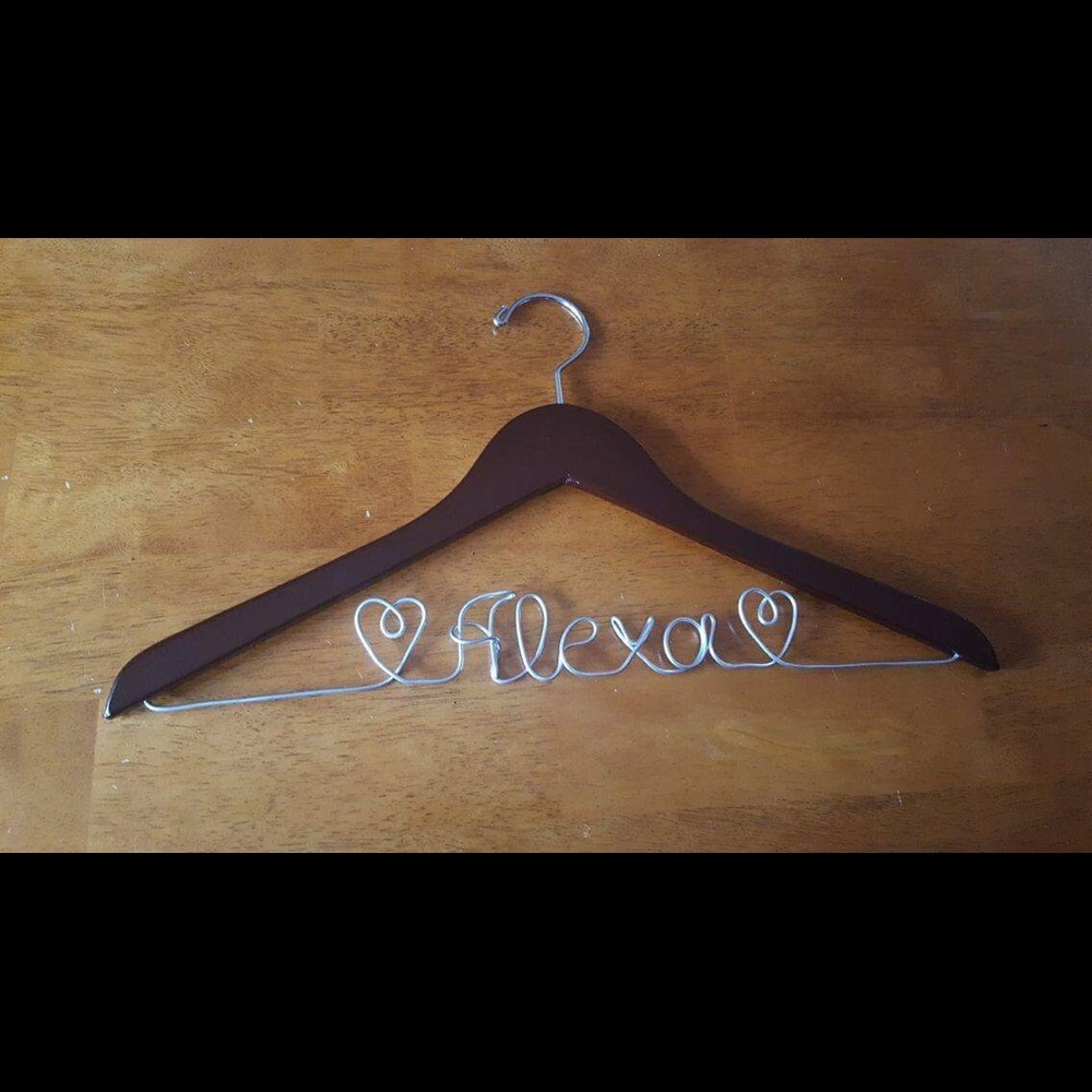 Personalized dress/prom dress hangers