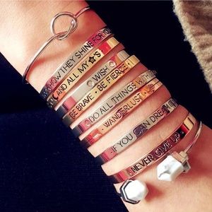 🥰 NWT Individually Sold Inspirational Bangles