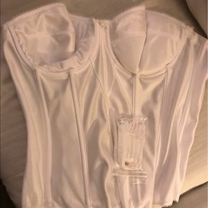 Dominique long line/ strapless/corset wedding 38c