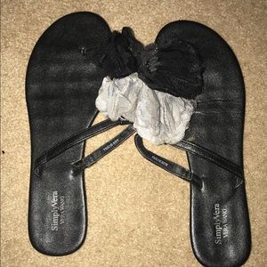 Vera Wang Flip Flops