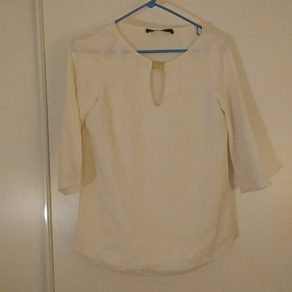 Sheer White blouse XS