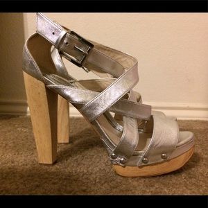 Michael Kors Silver Heels