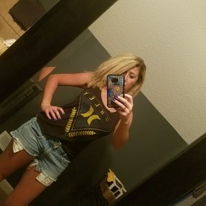 Black Hurley tank top