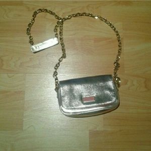 Lilly pulitzer gold handbag