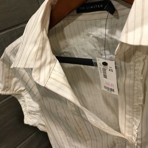 NWT The Limited button down short sleeved shirt