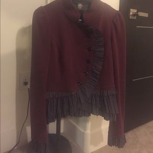 Free People ruffled jacket
