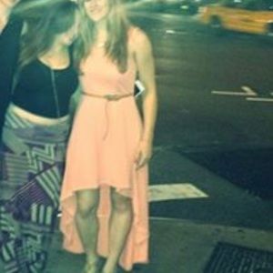 Ya Los Angeles Asymmetrical Salmon colored dress