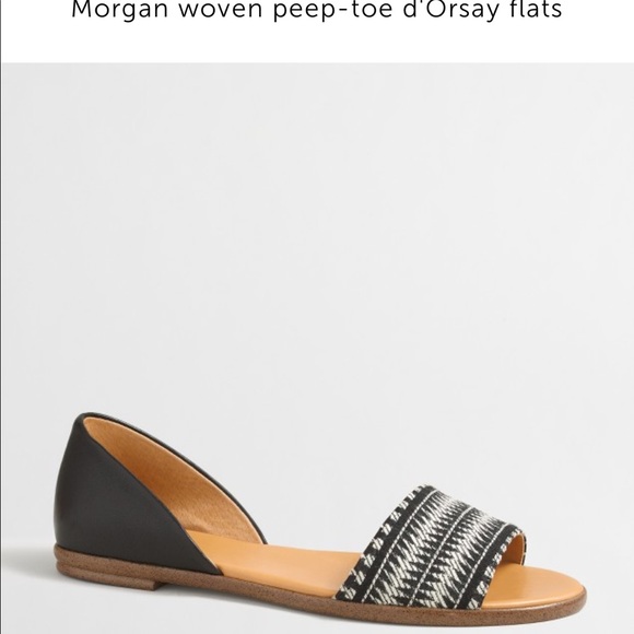 J. Crew Shoes - Jcrew Morgan woven peep toe flats. 8