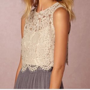 BHLDN (Jenny Yoo) Cleo Lace Shell