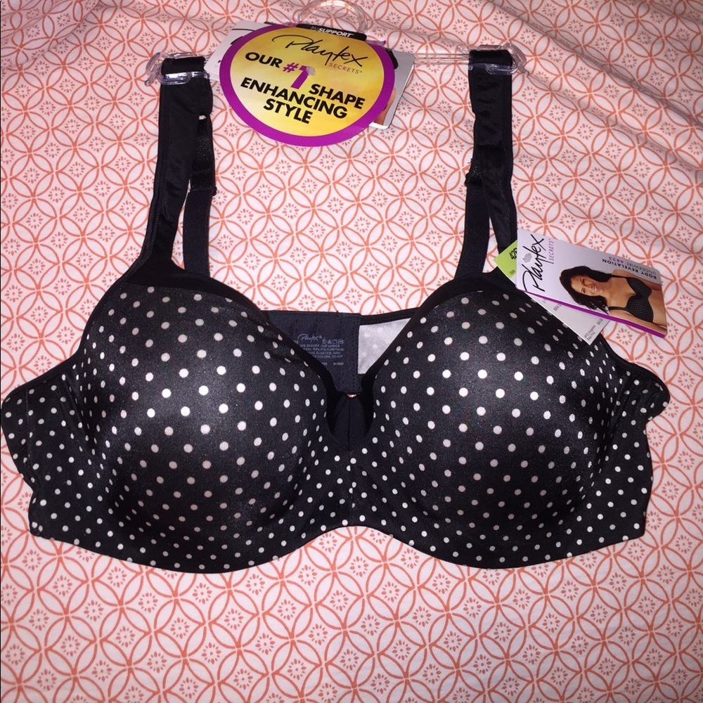 Polka dot bra