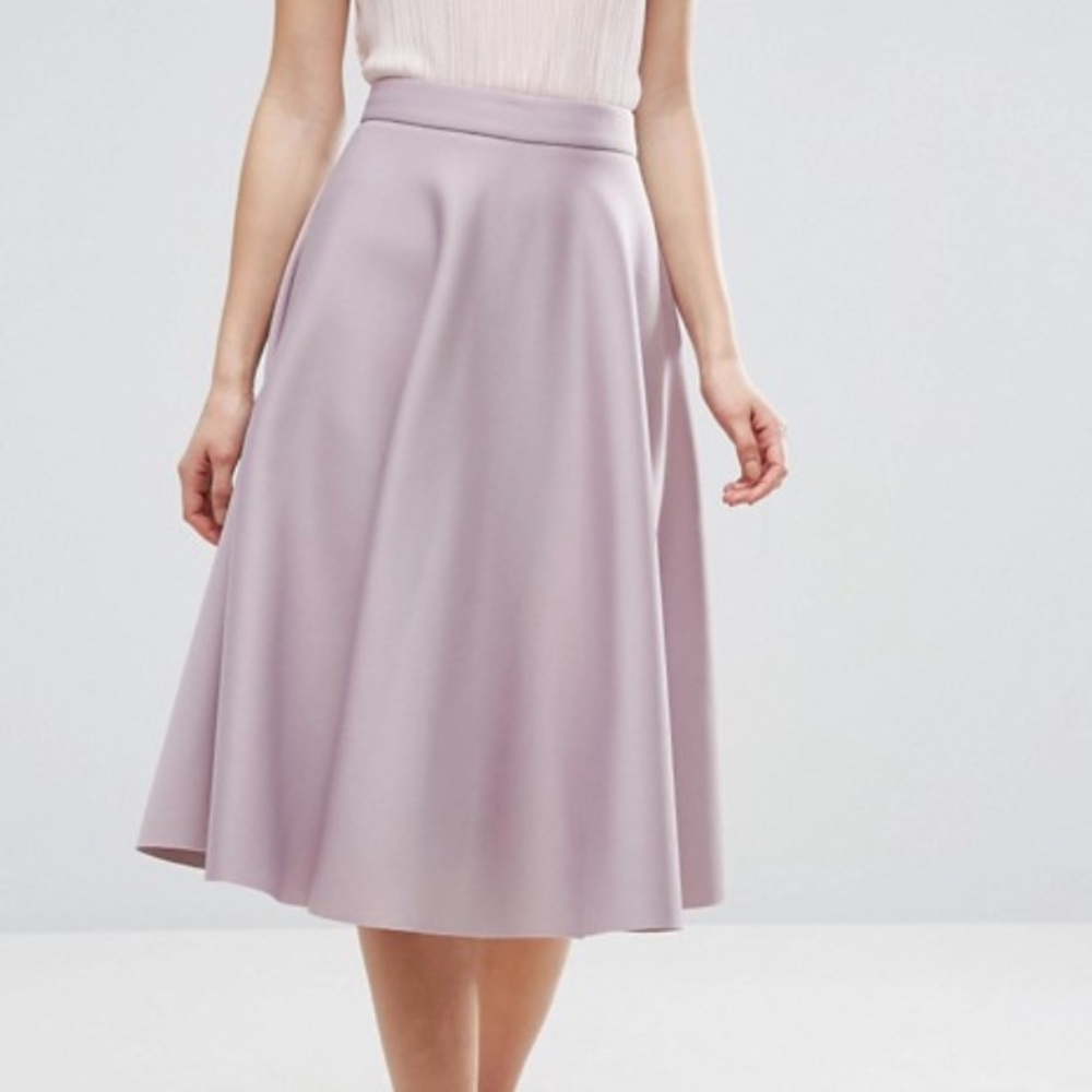 ASOS High Waisted Full Circle Scuba Skirt!!