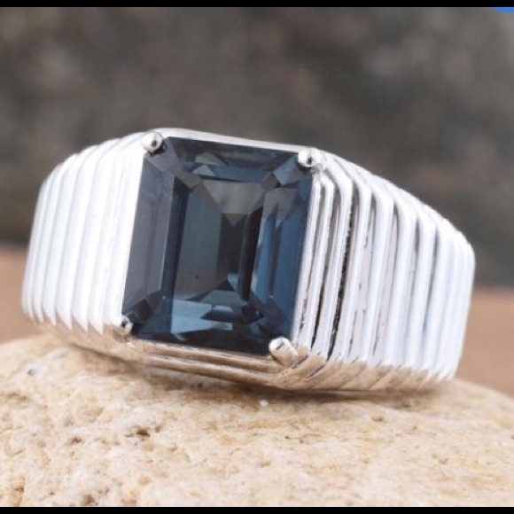 Men's Indicolita Quartz 7.70 CTS Ring - Picture 1 of 3