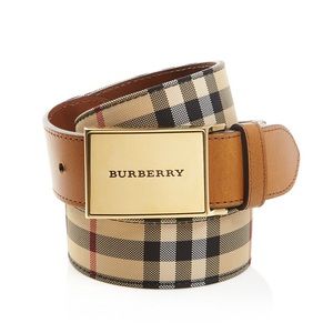 Burberry designer belt