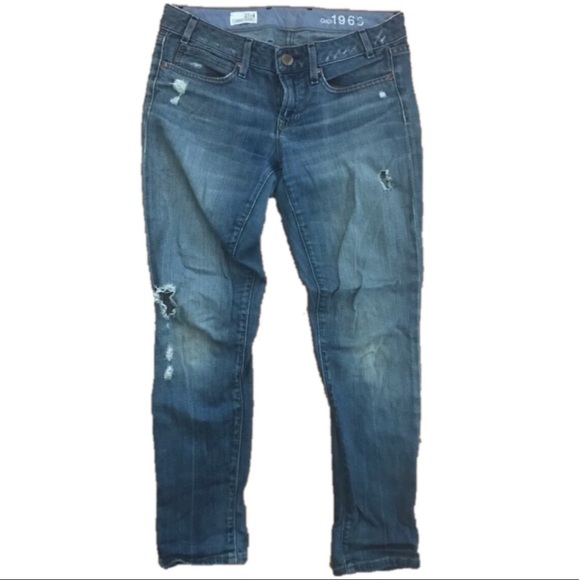 GAP Denim - GAP 1969 Distressed Always Skinny Jeans