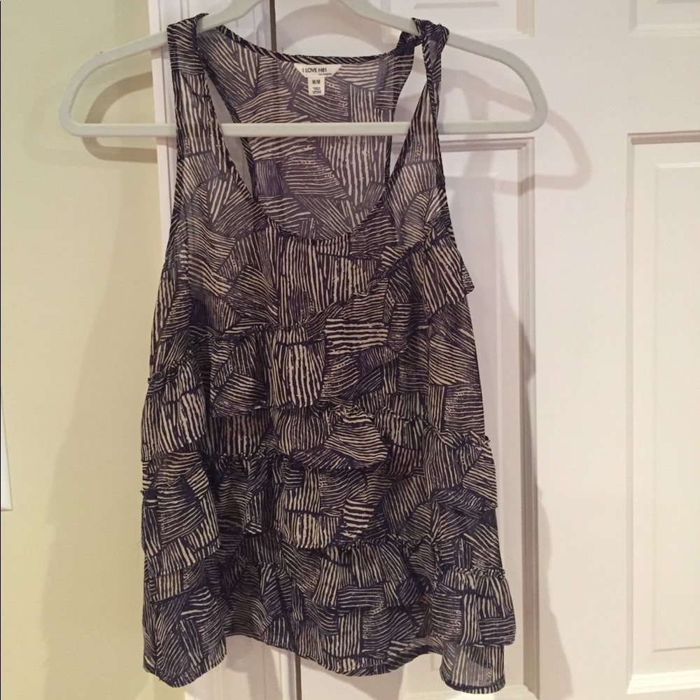 Ruffle tank